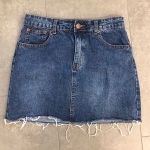 Tobi Skirts - Tobi Florence Medium Wash Denim Mini Skirt Tobi Skirts - Tobi Florence Medium Wash Denim Mini Skirt